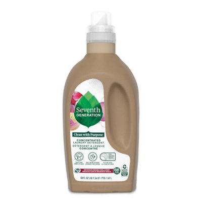 Seventh Generation Laundry Detergent Concentrated Liquid Geranium Blossom & Vanilla - 50 Fl. Oz. - Image 2