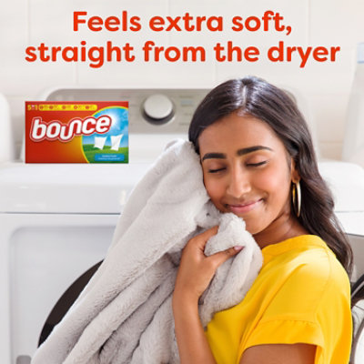 Bounce Fabric Softener Dryer Sheets Outdoor Fresh - 60 Count - Image 7