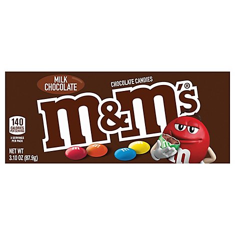 M&M'S Milk Chocolate Candy Box - 3.1 Oz