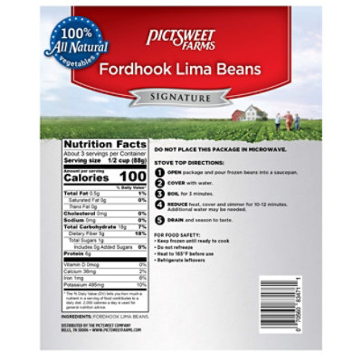 PictSweet Farms Beans Lima Fordhook - 10 Oz - Image 5