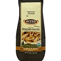 Alessi Organic Pasta Italian Penne - 16 Oz - Image 1