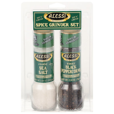 Alessi Sea Salt Balk Pepper Corn Spice Grinder Set - Each - Image 1