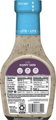 Annies Naturals Lite Dressing Poppy Seed - 8 Fl. Oz. - Image 6