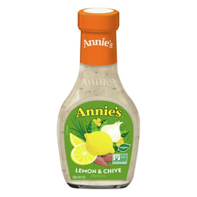 Annies Naturals Dressing Lemon & Chive - 8 Fl. Oz.