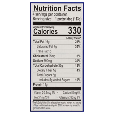 Auntie Annes Pretzel Dogs Classic All Beef 4 Count - 16 Oz - Image 2