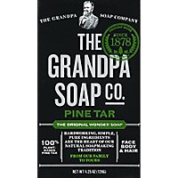 The Grandpa Soap Company Soap Pine Tar Original - 4.25 Oz - Image 2
