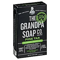 The Grandpa Soap Company Soap Pine Tar Original - 4.25 Oz - Image 1