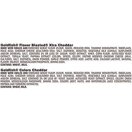 Goldfish Crackers Baked Snack Cheddar Variety Pack - 20-0.9 Oz - Image 5