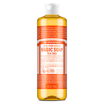 Dr. Bronner's Tea Tree  Pure-Castile Magic Soap - 16 Fl. Oz.