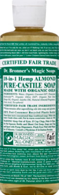 Dr. Bronners Soap Liquid Pure Castile 18 In 1 Hemp Almond - 8 Fl. Oz. - Image 2