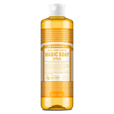 Dr. Bronner Citrus Castile Liq - 16 Oz - Image 2