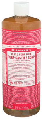 Soap Liq Cstle Rose - 32 Oz