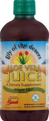 Lily of the Desert Juice Aloe Vera Whole Leaf Filtered - 32 Fl. Oz. - Image 2