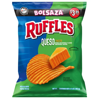 Ruffles Potato Chips Queso Cheese - 6.5 Oz