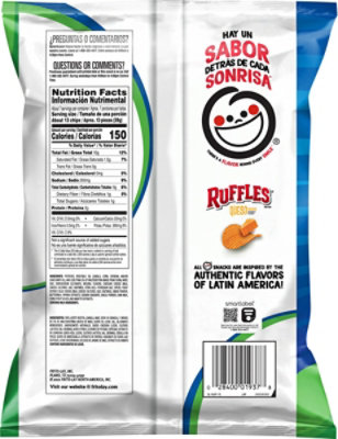 Ruffles Potato Chips Queso Cheese - 6.5 Oz - Image 6