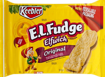 Keebler E.L. Fudge Cookies Elfwich Original - 13.6 Oz - Image 2