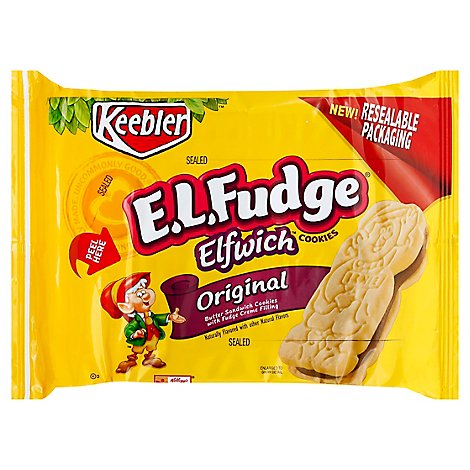 Keebler E.L. Fudge Cookies Elfwich Original - 13.6 Oz