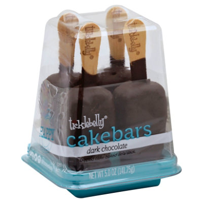 Cake Bar Dark Chocolate 4 Count - 5 Oz