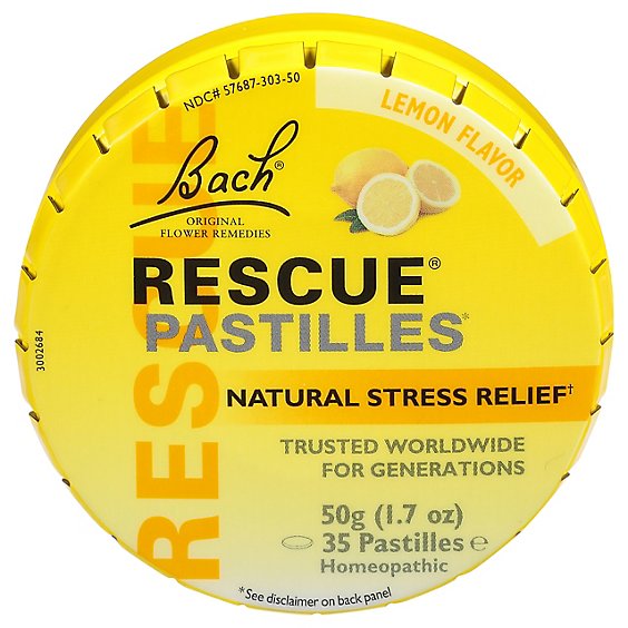 Bach Rescue Remedy Pastilles Lemon - 50 Gram