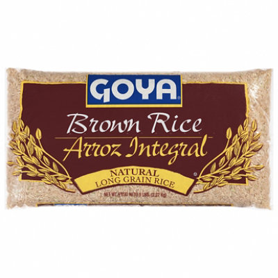 Goya Rice Brown Long Grain Bag - 5 Lb - Image 2