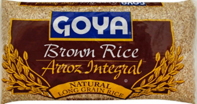 Goya Rice Brown Long Grain Bag - 5 Lb - Image 1