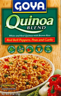 Goya Blend Quinoa Red Bell Peppers Peas And Garlic Box - 6 Oz - Image 2