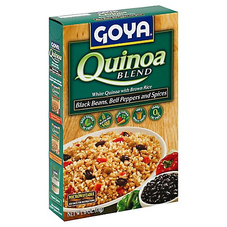 Goya Blend Quinoa Black Beans Bell Peppers And Spices Box - 6 Oz