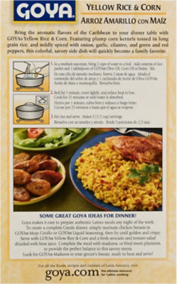 Goya Yellow Rice And Corn Box - 8 Oz - Image 5