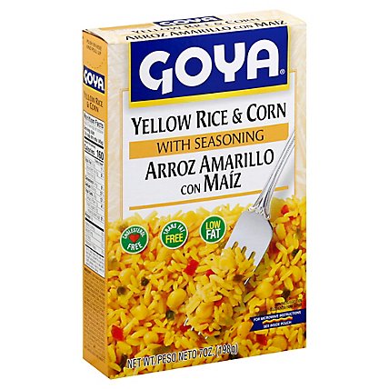 Goya Yellow Rice And Corn Box - 8 Oz - Image 1