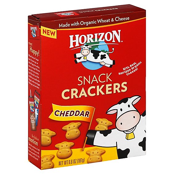 Horizon Crackers Organic Cheddar - 6.6 Oz