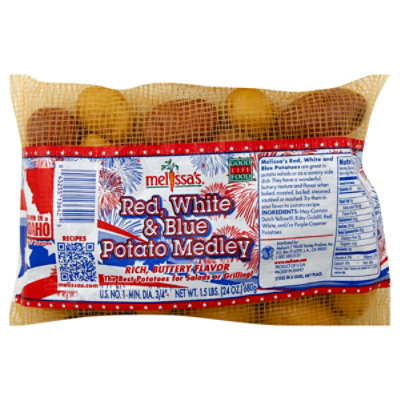 Melissas Potato Medley Red White & Blue Rich Buttery - 24 Oz - Image 1