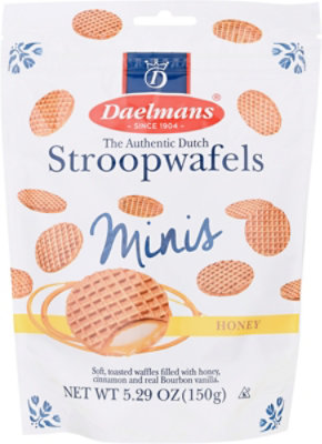 Daelmans Stroopwafels Waffles Mini Honey - 5.29 Oz - Image 2