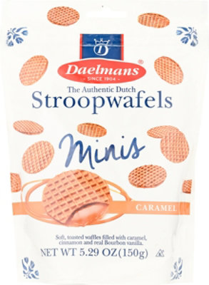 Daelmans Stroopwafels Waffles Mini Caramel - 5.29 Oz - Image 2