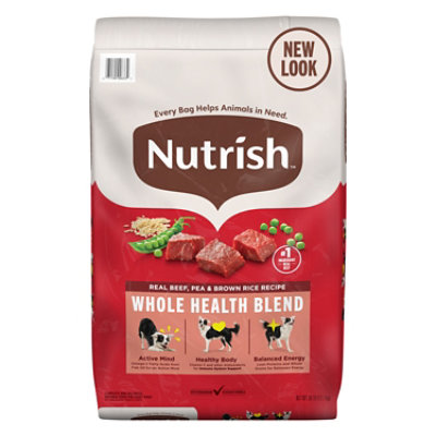 Rachael Ray Nutrish Adult Dry Dog Food Super Premium Real Beef & Brown Rice Recipe - 28 Lb - Image 1