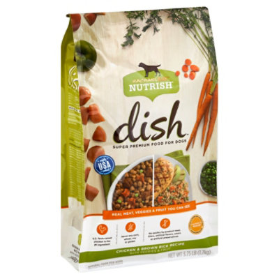 Rachael Ray Nutrish Food for Dogs Chicken & Brown Rice Recipe with Veggies & Fruit Bag - 3.75 Lb - Image 1