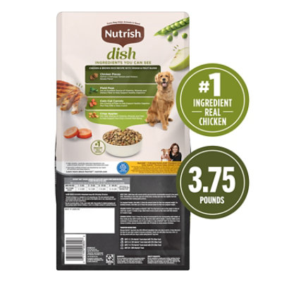 Rachael Ray Nutrish Food for Dogs Chicken & Brown Rice Recipe with Veggies & Fruit Bag - 3.75 Lb - Image 2