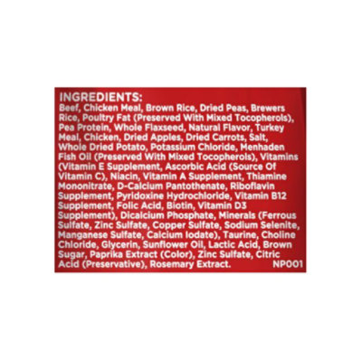 Rachael Ray Nutrish Food for Dogs Beef & Brown Rice with Veggies Fruit & Chicken Bag - 3.75 Lb - Image 3