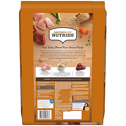 Rachael Ray Nutrish Food for Dogs Adult Natural Turkey Brown Rice & Venison Recipe Bag - 13 Lb - Image 5