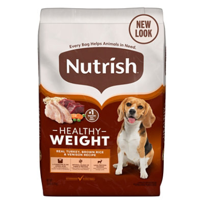 Rachael Ray Nutrish Food for Dogs Adult Natural Turkey Brown Rice & Venison Recipe Bag - 13 Lb