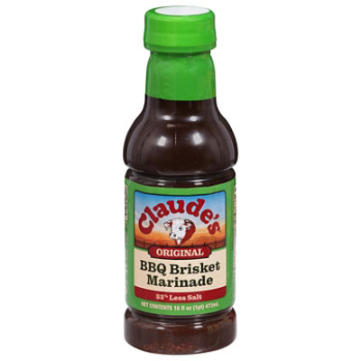 Claudes Marinade Barbecue Brisket - 16 Fl. Oz.
