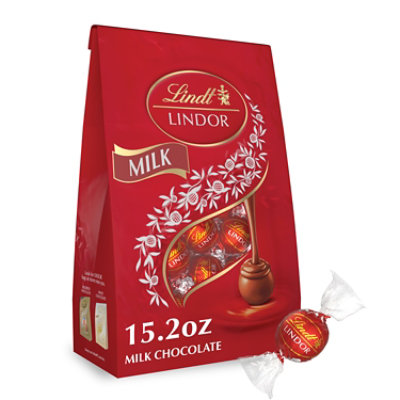 Lindt LINDOR Assorted Chocolate Candy Truffles Bag - 5.1 Oz - Safeway
