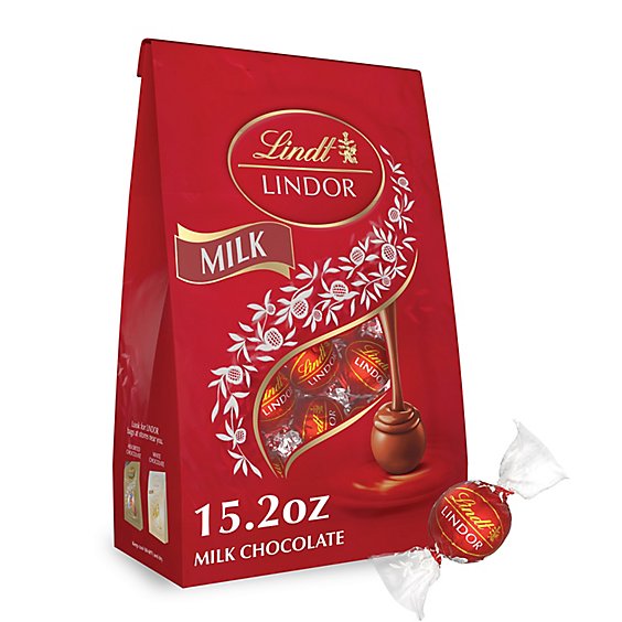 Lindt Lindor Truffles Milk Chocolate - 15.2 Oz