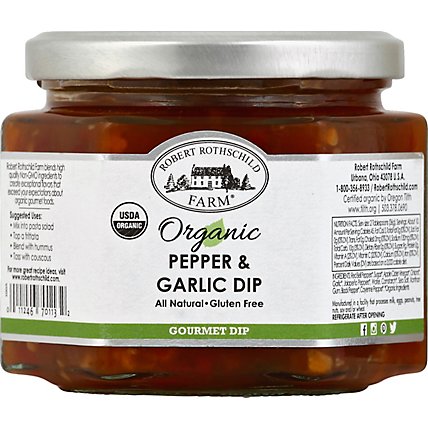 Robert Rothschild Farm Gourmet Dip Organic Pepper & Garlic Dip - 13 Oz - Image 1