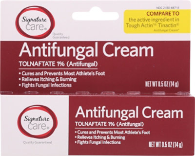 Signature Select/Care Antifungal Cream Tolnaftate 1% - 0.5 Oz - Image 2