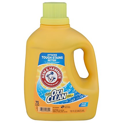 Arm And Hammer Laundry Detergent With Oxi Clean Fresh Scent - 118.1 Oz - Image 2