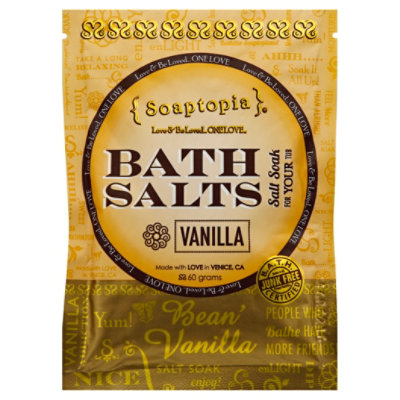 Soaptopia Salt Soak Vanilla - 60 Gram