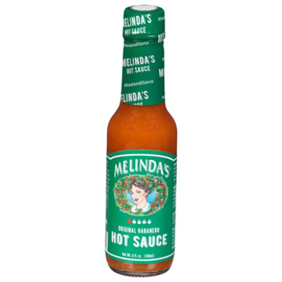 Melindas Hot Sauce Habanero Pepper Sauce Original Bottle - 5 Fl. Oz.