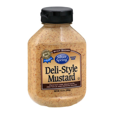 Silver Spring Mustard Deli Style Spicy Brown - 9.5 Oz - Image 1