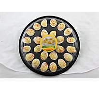 Almark Foods Deli Catering Tray Sweet Relish Deviled Eggs - 24 Count