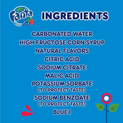 Fanta Berry Flavored Soda Cans - 12-12 Fl. Oz. - Image 2